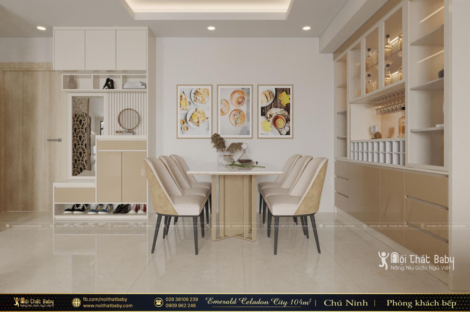 Tổng hợp các mẫu thiết kế nội thất Chung cư Emerald Celadon City